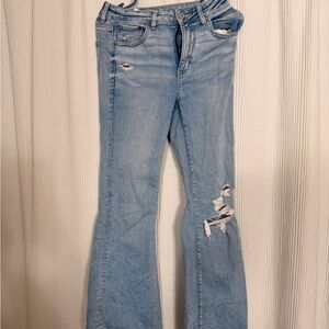 American Eagle Outfitters Light Blue Flare Jeans